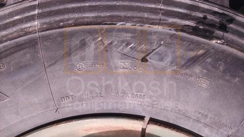 11.00R20 Michelin XZL Tire on Wheel 100% Tread